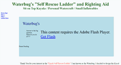 Desktop Screenshot of kayakselfrescueladder.com